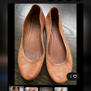 Frye Carson Ballet Flats Brown Leather women's Size 9 Shoes 🌻Boho Balletcore